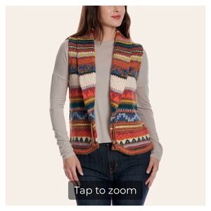 Colorful Striped Women's Vest